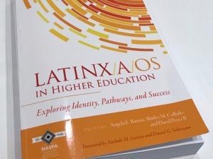 Cover of the book "Latin X / A / Os in Higher Education"