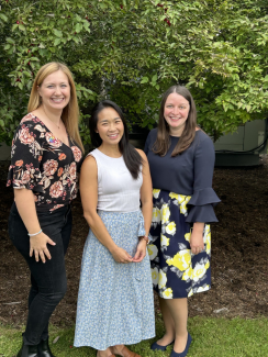 From Left to Right: Kayla Katsman, Yen Wu, Michelle Goode- People smiling 