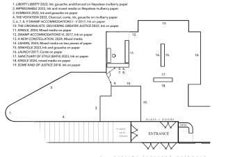 Andrew exhibition map