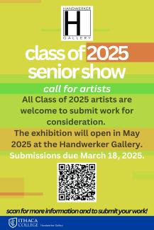 Senior show flyer