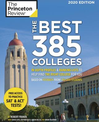 Princeton Review "Best 385 Colleges" cover