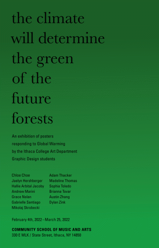 the climate will determine the green of the future forests