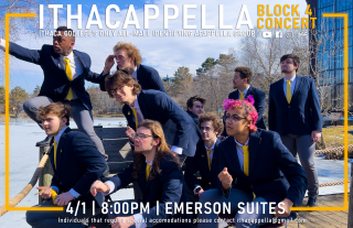 Ithacappella's Block 4 Poster