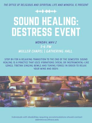 Sound Healing: Destress Event