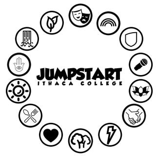 Jumpstart Logo with a small icon representing each of the 14 programs arranged in a circle around the word Jumpstart