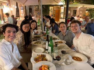 dinner in Perugia