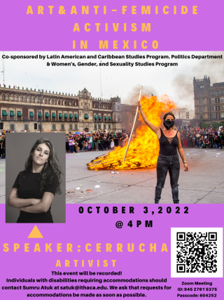 Art & Anti-Femicide Activism Flyer