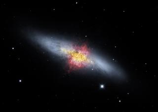Distant galaxy, M82.
