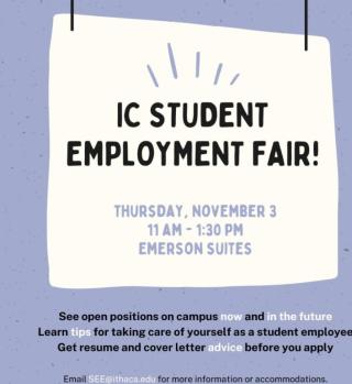 Student Employment Job Fair