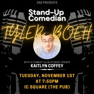 Stand-up comedian Tyler Boeh