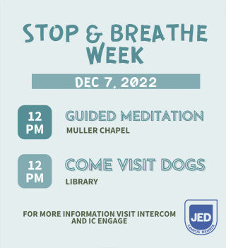 Stop & Breathe Week for December 7, 2022