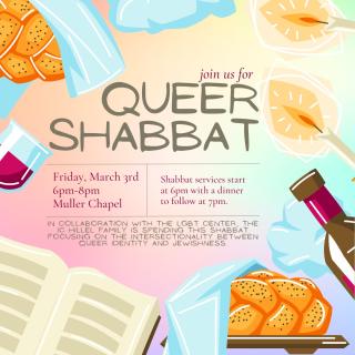 Queer Shabbat Poster