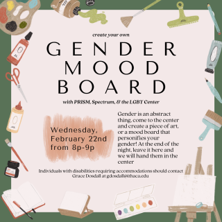 Gender Mood Board Flyer