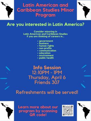 Flyer with Info Session Information