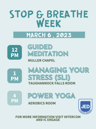 Stop & Breathe: Monday, March 6th