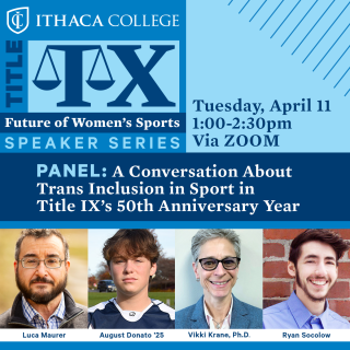 A Conversation About Trans Inclusion in Sport in Title IX’s 50th Anniversary Year