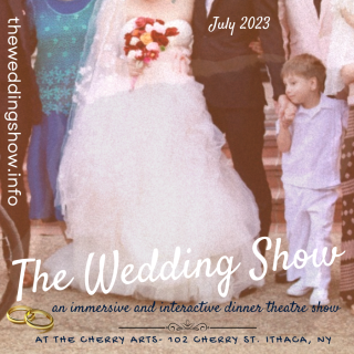 the wedding show, an immersive and interactive dinner theatre show, is at the cherry art space 