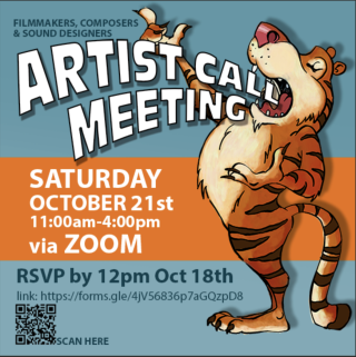 Artist Call event flyer