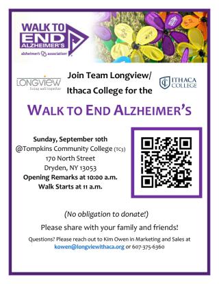 Alzheimer's Walk Flyer