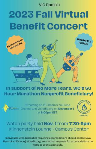 VIC's Virtual Fall Benefit Concert | Wednesday 11/1 at 5:00 PM