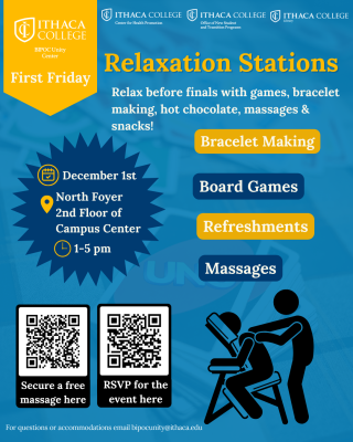 Flyer to advertise Relaxation Station Program