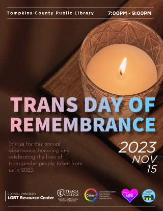 Transgender Day Of Remembrance Vigil 11/15 | Ithaca College