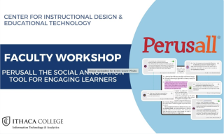 Perusall: Faculty Workshop Perusall, the social annotation tool