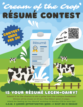 Cream of the Crop Résumé Contest Flyer