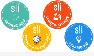 Four sli logos, one for each path