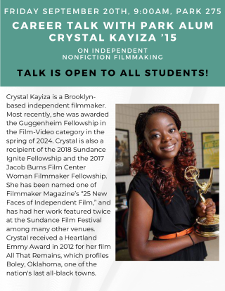 Career Talk With Crystal Kayiza