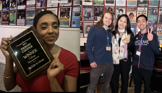 Desoni Cooper, Conrad West, Dona Qin, Ye Hang Yeo at the Cayuga Film Festival